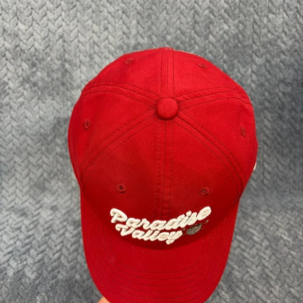Under Armour Paradise Valley Junior Golf Adjustable Youth Red Hat